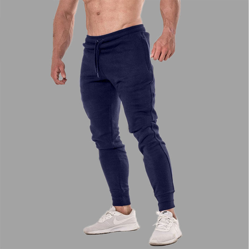 Europe and the United States running fitness football feet casual trousers Tether tight training pants