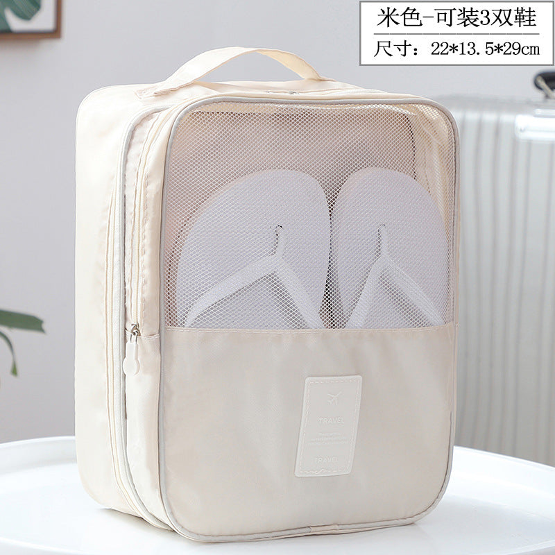 Oxford cloth shoe bag travel storage three shoe bag storage bag bag outing travel shoe bag