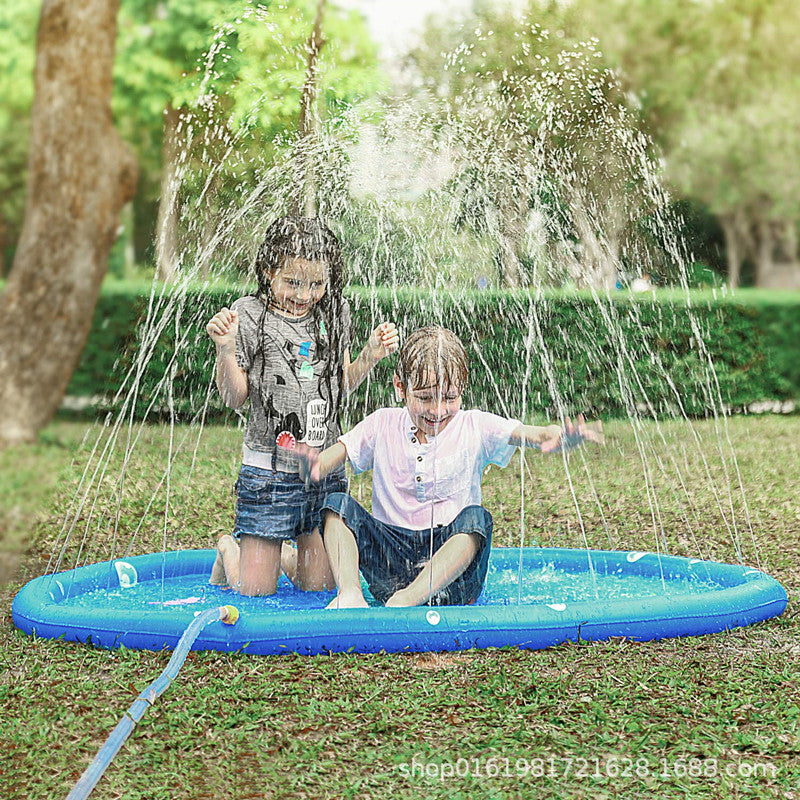 170CM outdoor lawn spray pad children play game pad spray pool baby toy water pad spray pool