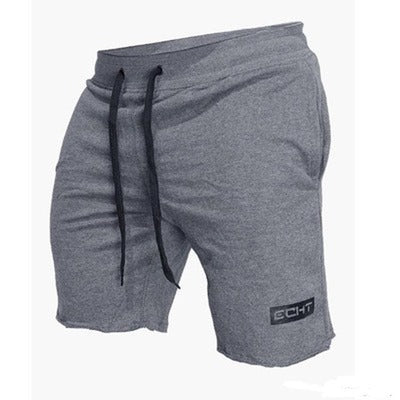 Muscle sports brother ECHT Repel Raw men's outdoor leisure fitness five pants pure color breathable shorts