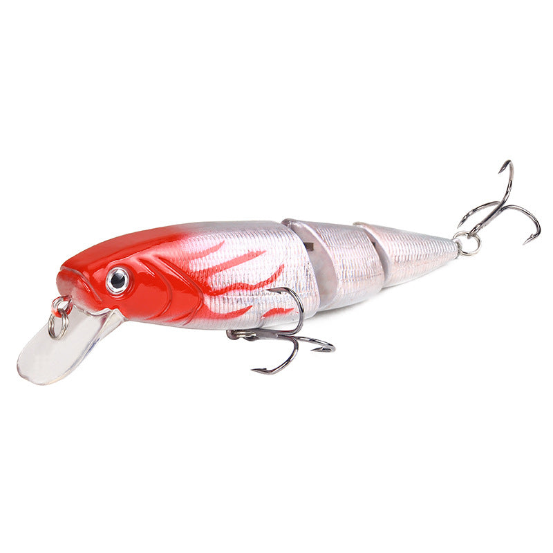 Mino fishing bait colorful three-section road sub-bait 15.3g/11cm plastic fake bait fishing tackle products