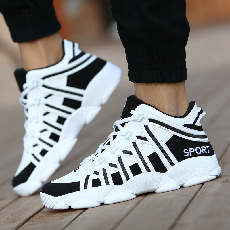 Cross-border high-top basketball casual breathable sneakers