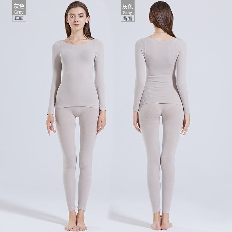 37 degrees constant temperature ultra-thin heating thermal underwear women's suit tight-fitting base slimming autumn clothes long trousers