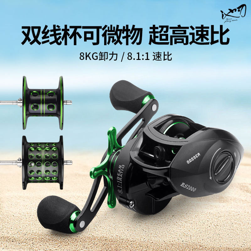 Cross-border high-speed than water drop wheel, lure wheel, gun handle rod, fishing wheel, fishing supplies, fishing gear, fishing wheel