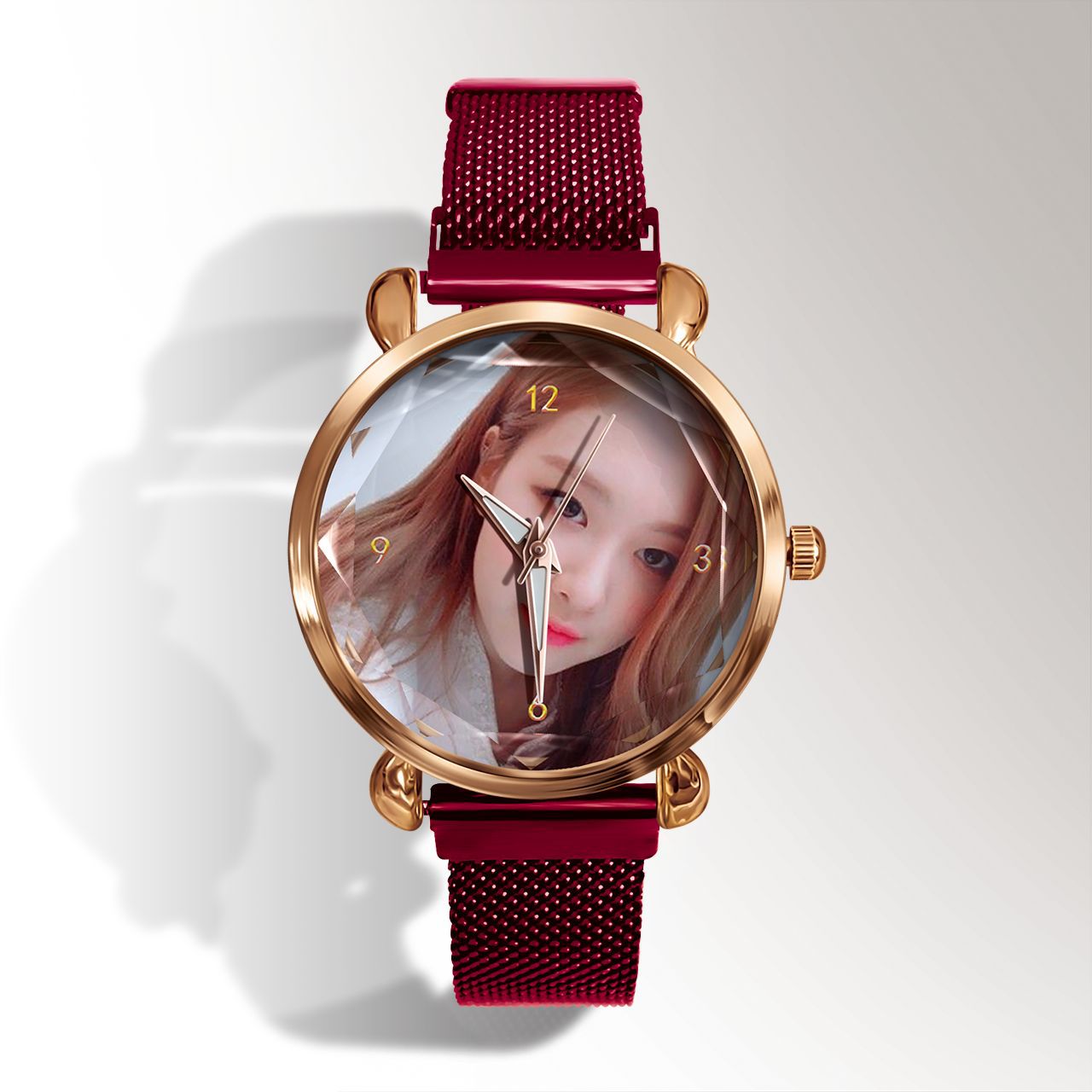 Hot girl group BLACKPINK watch girls fashion trend magnetic buckle watch quartz watch