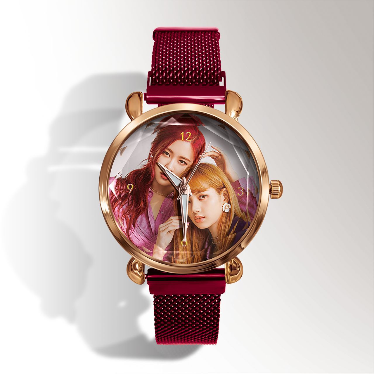 Hot girl group BLACKPINK watch girls fashion trend magnetic buckle watch quartz watch