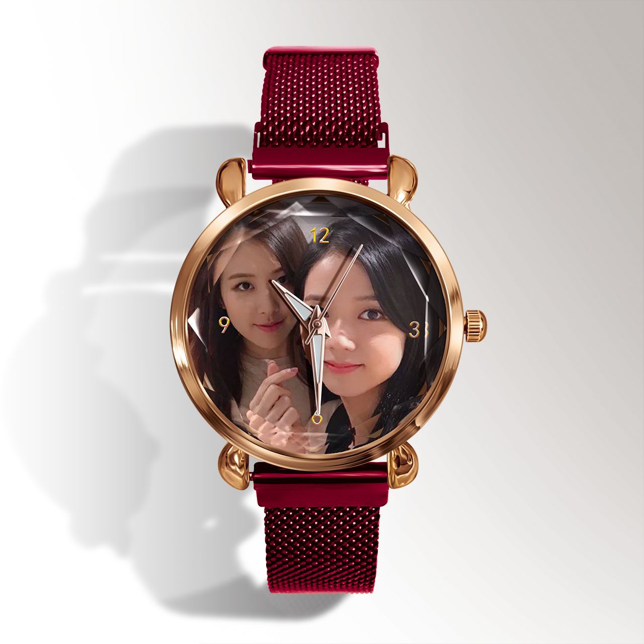 Hot girl group BLACKPINK watch girls fashion trend magnetic buckle watch quartz watch