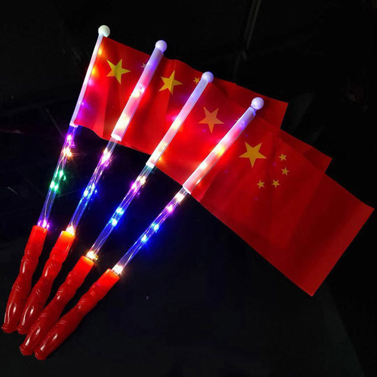 Pig flashing stick, five-pointed star, love stick, led light stick, glowing Christmas gift, toy stall