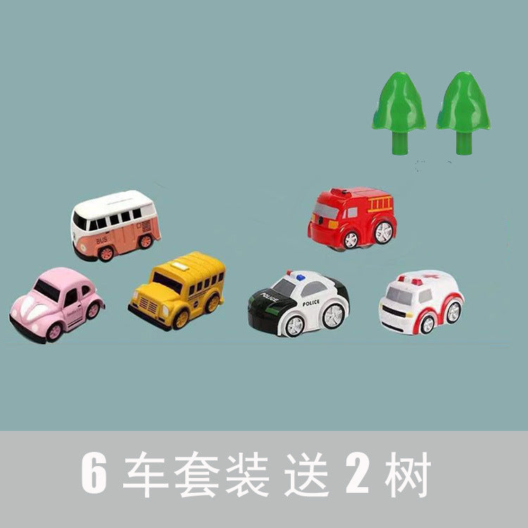 Toschi car adventures Macarons car slam-off track children's toy car