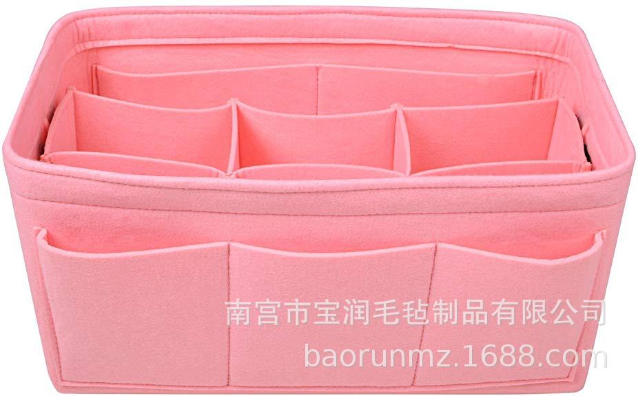 New Felt Cosmetic Bag Bags Ms. Portable Travel Mummy Bag Lazy Storage Bag