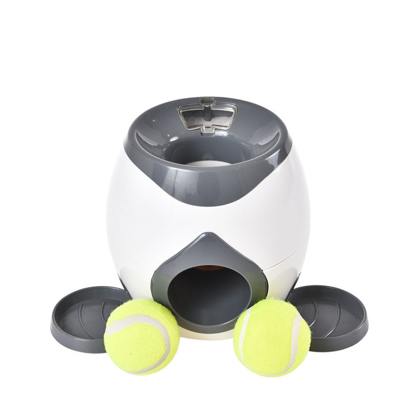 Pet Supplies Dog Interactive Training Reward Machine Smart Pet Feeder Tennis Leaky Toy