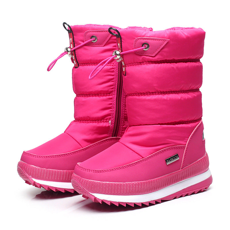 New Snow Boots Women Waterproof Thick Cotton Shoes