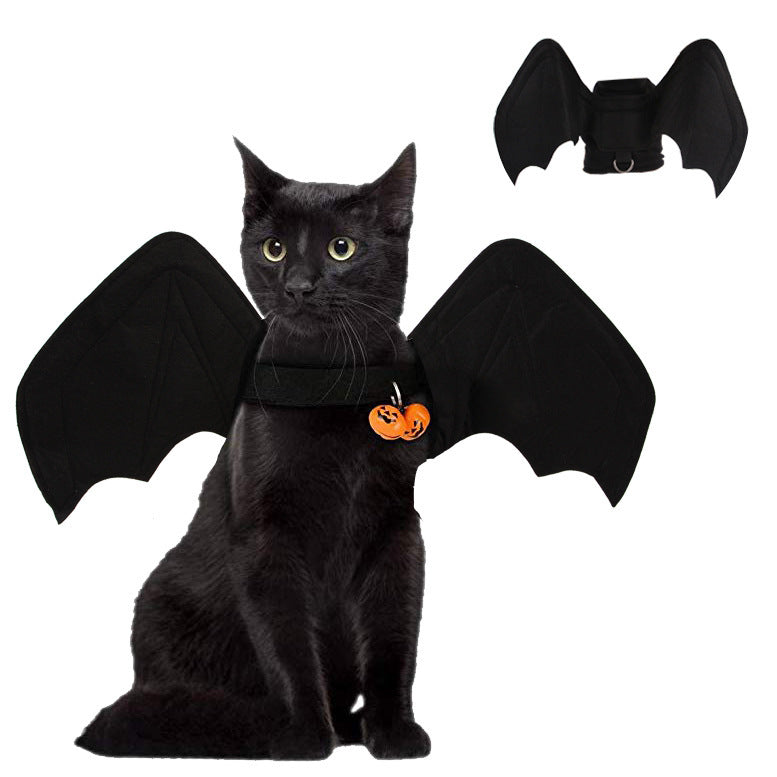 Dog clothes halloween pet clothes bat wings cat dog spider costume foldable