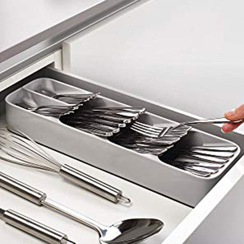 drawerstore kitchen drawer cutlery storage box tray tableware soup spoon knife and fork divider organizer