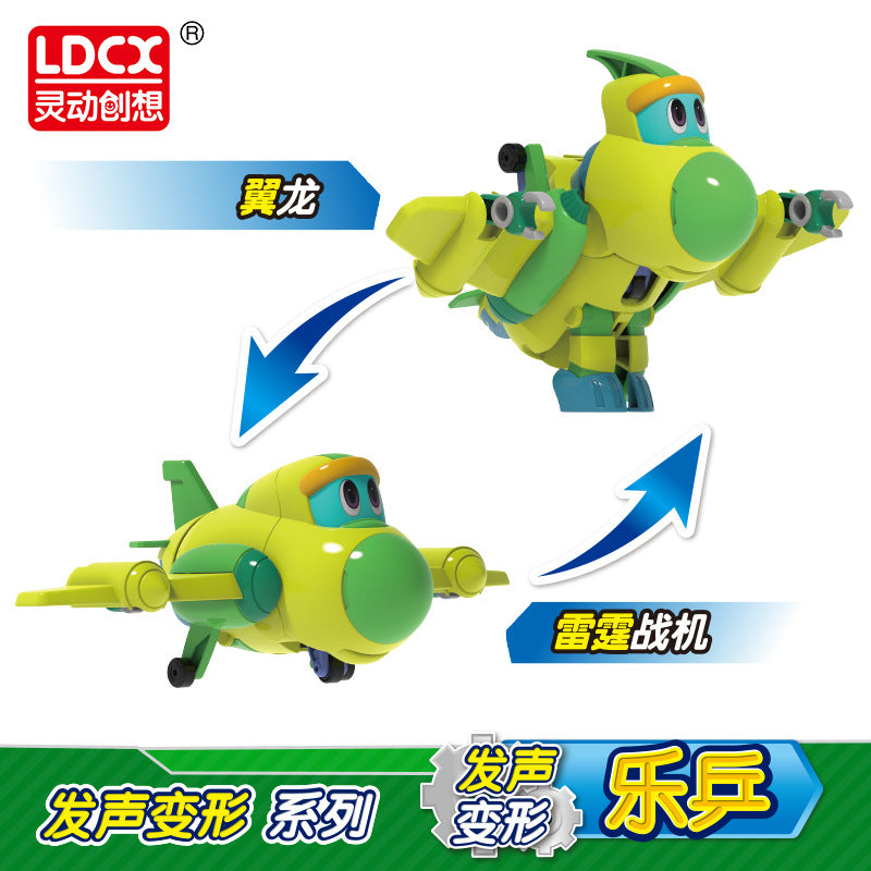 Help the dragon dispatch children's dinosaur deformed toy boy expedition team