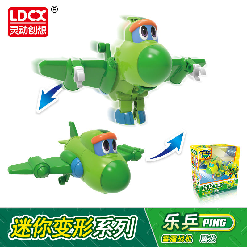 Help the dragon dispatch children's dinosaur deformed toy boy expedition team