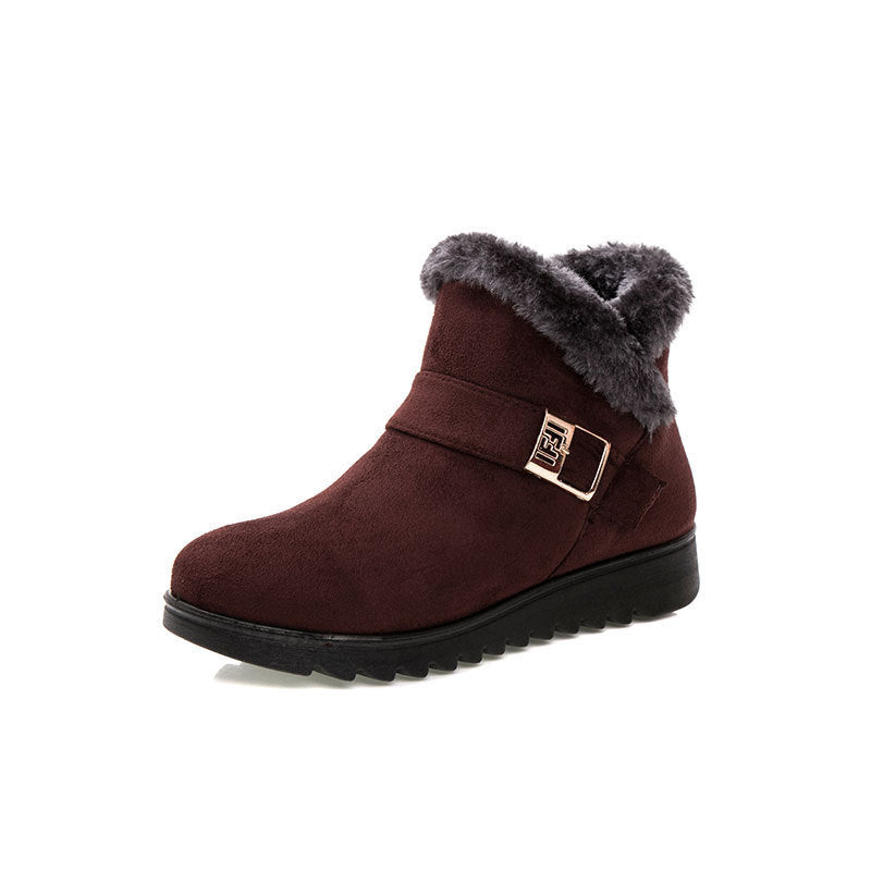 Warm cotton boots middle-aged and elderly snow boots women's mother shoes cotton shoes