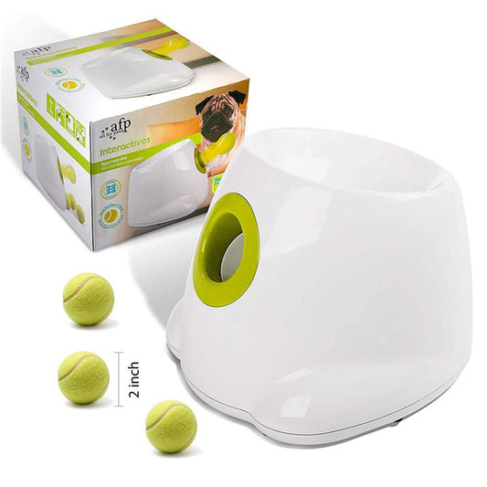 Dog Pet Tennis Launcher Dog Serve Interactive Toy Tennis Ball Throwing Machine Automatic Throwing Machine