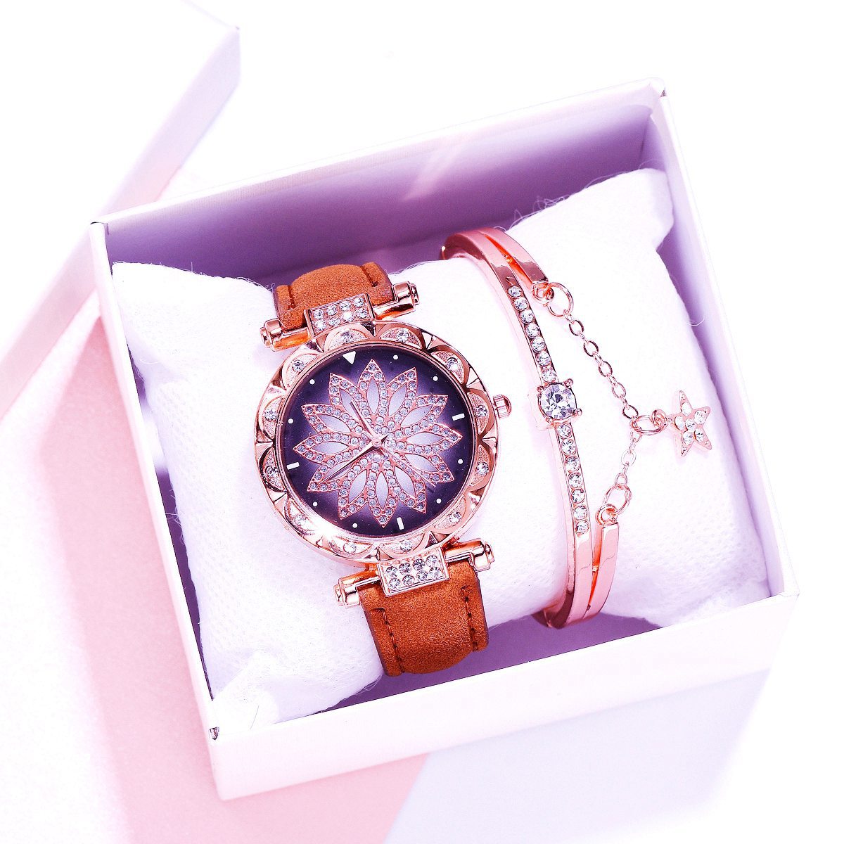 New hot selling time to run the watch retro pu strap fashion strap trendy ladies watch