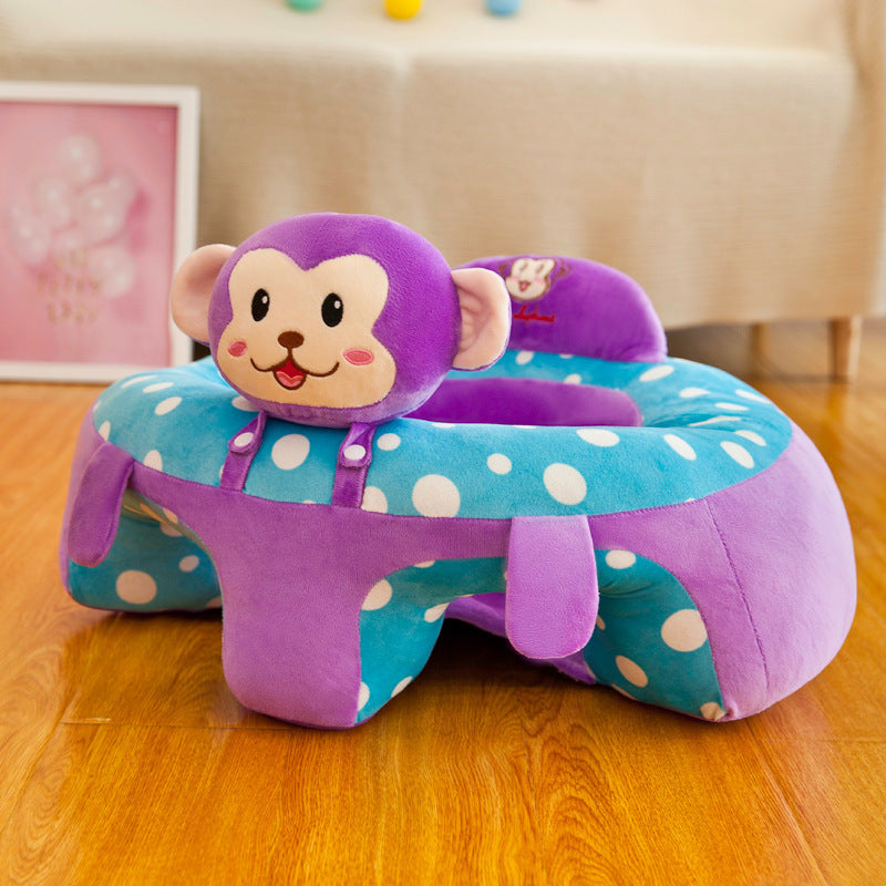 New cartoon baby learning chair child safety sofa plush toy infant anti-fall seat creative gift