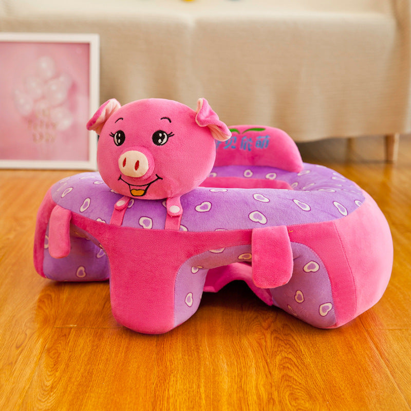 New cartoon baby learning chair child safety sofa plush toy infant anti-fall seat creative gift