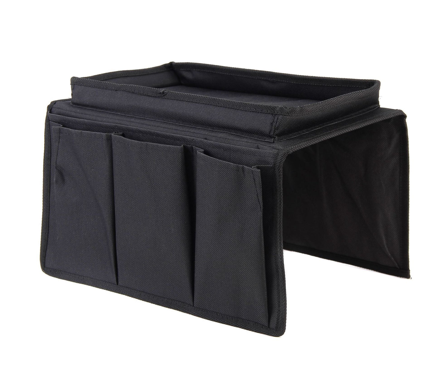 New lazy sofa armrest storage bag, foldable Oxford cloth 4 grid storage bag