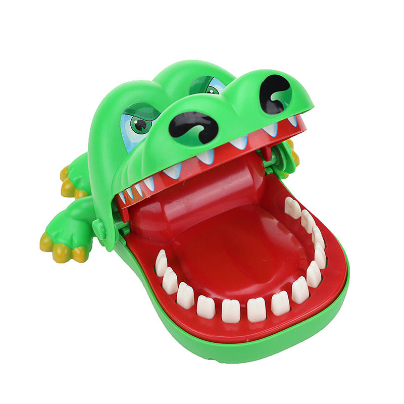 Large crocodile biting finger toy, tooth extraction game, biting hand crocodile