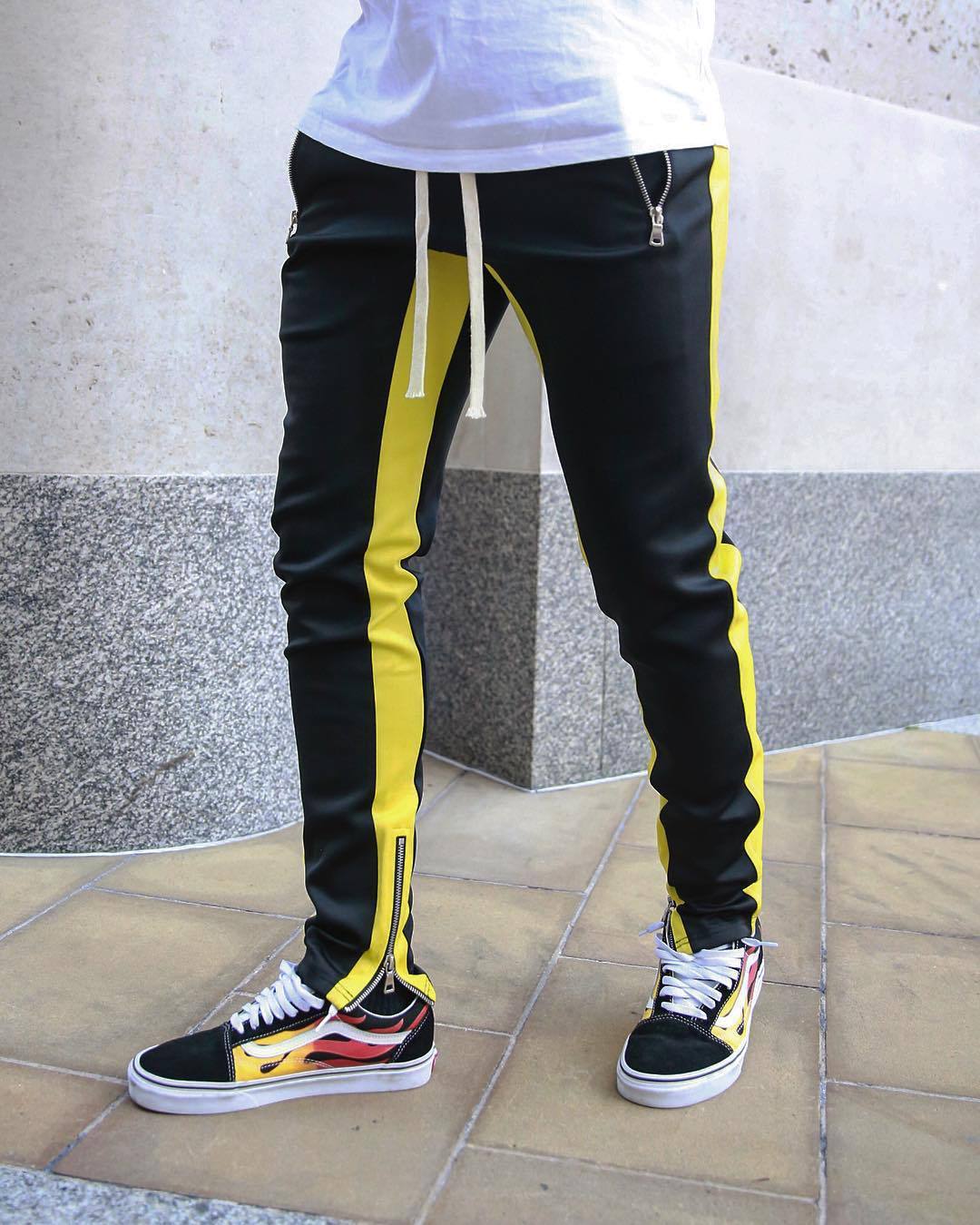 European and American men's beam feet pants  sports trousers men's casual pants