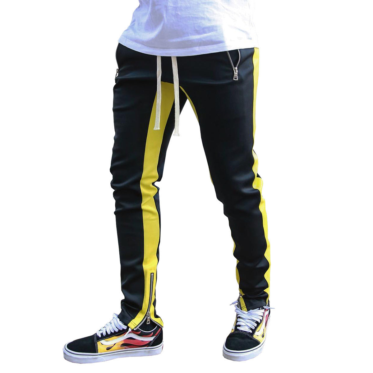 European and American men's beam feet pants  sports trousers men's casual pants