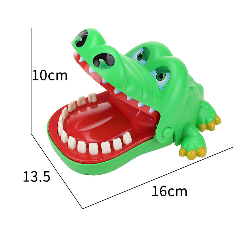 Large crocodile biting finger toy, tooth extraction game, biting hand crocodile