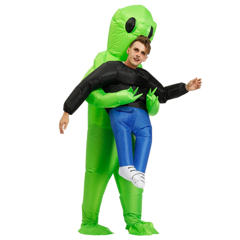 Alien Inflatable Clothing Cross-border Green Alien Halloween Costume Party Douyin Halloween Festival Performance Costume