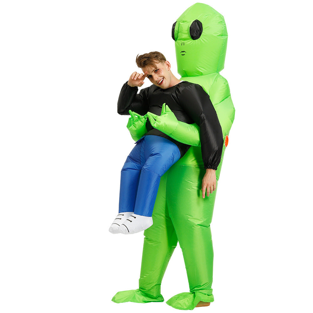 Alien Inflatable Clothing Cross-border Green Alien Halloween Costume Party Douyin Halloween Festival Performance Costume