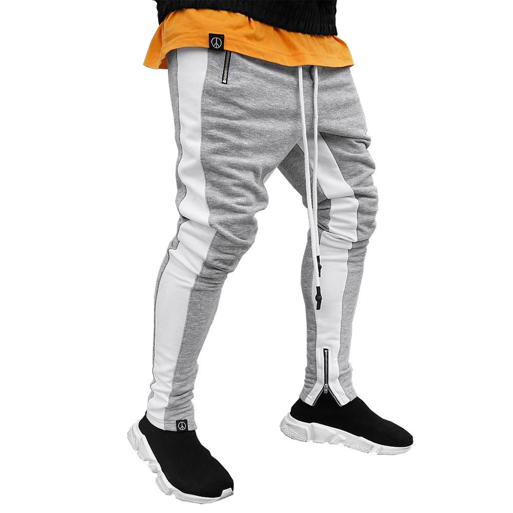 European and American men's beam feet pants  sports trousers men's casual pants