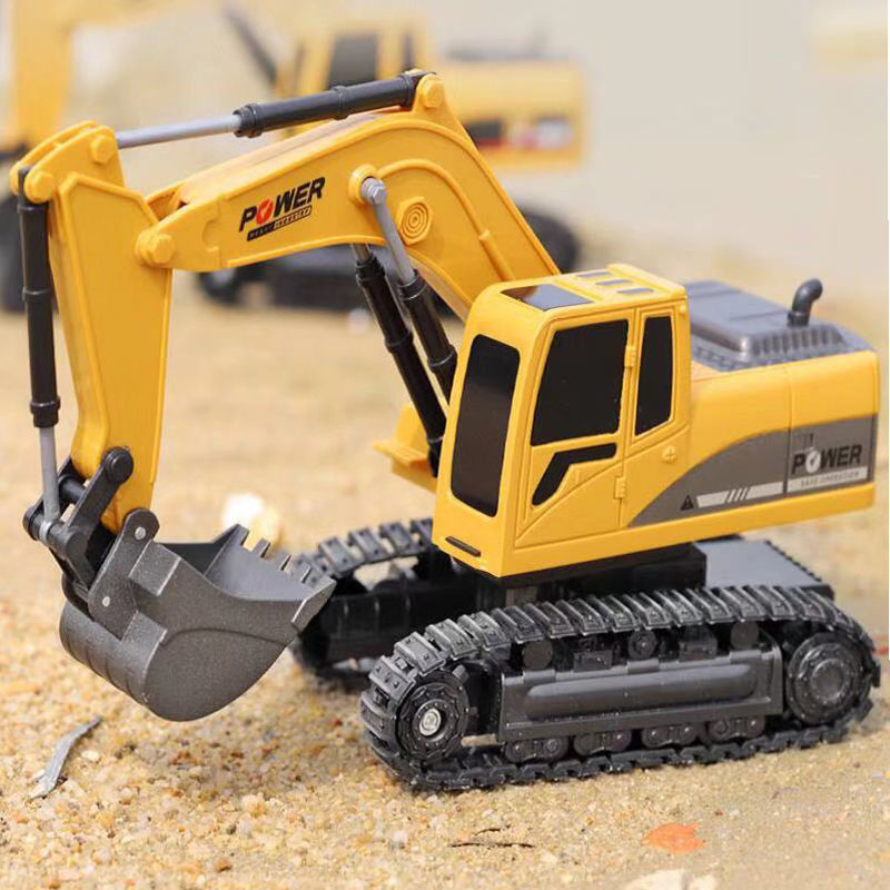 Toy car remote control excavator large toy car children wireless electric simulation excavator handle 6-14 years old