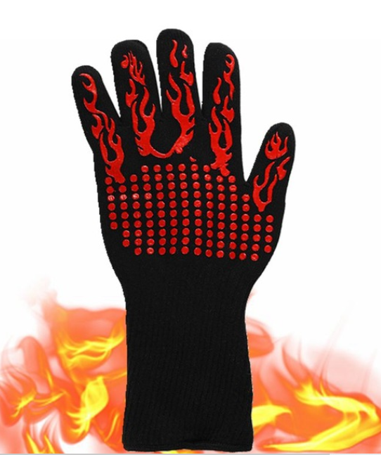 High temperature heat resistant gloves kitchen gloves barbecue gloves