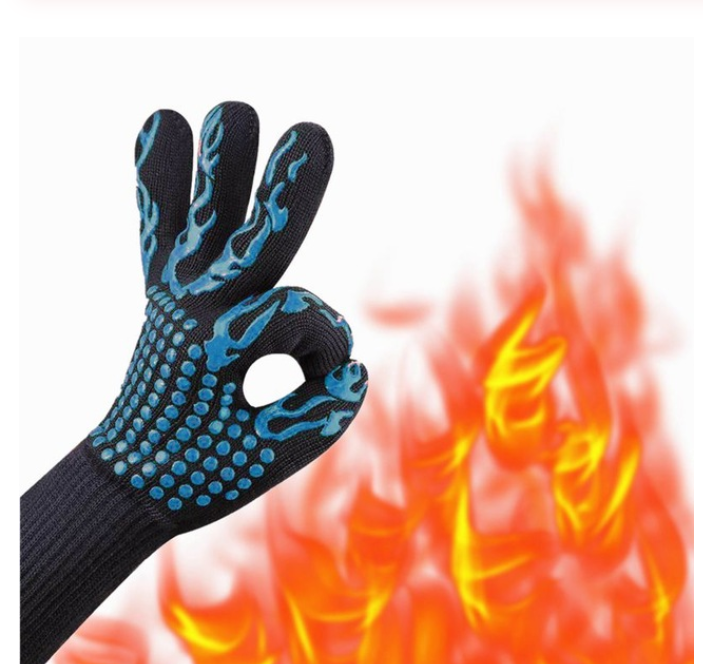 High temperature heat resistant gloves kitchen gloves barbecue gloves