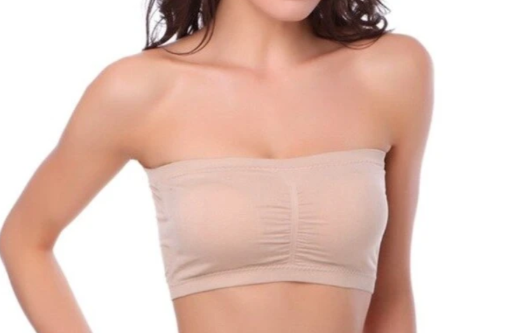 One-line bra wrapped chest, seamless, strapless tube top bra, no steel ring, one-piece underwear with chest pad