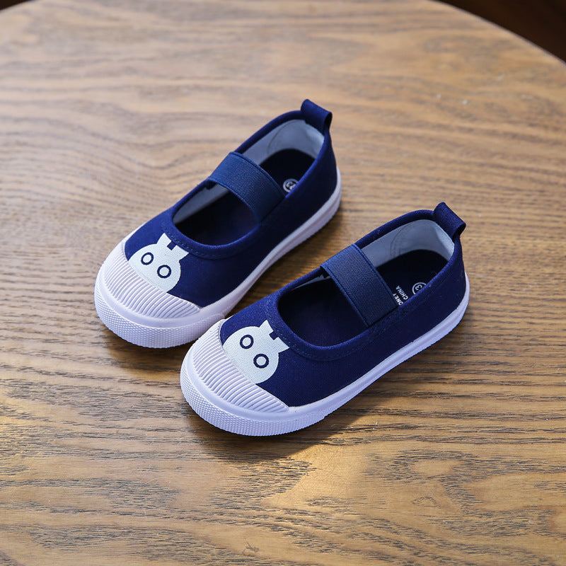 New baby canvas shoes boys indoor shoes girls white shoes kindergarten students shoes