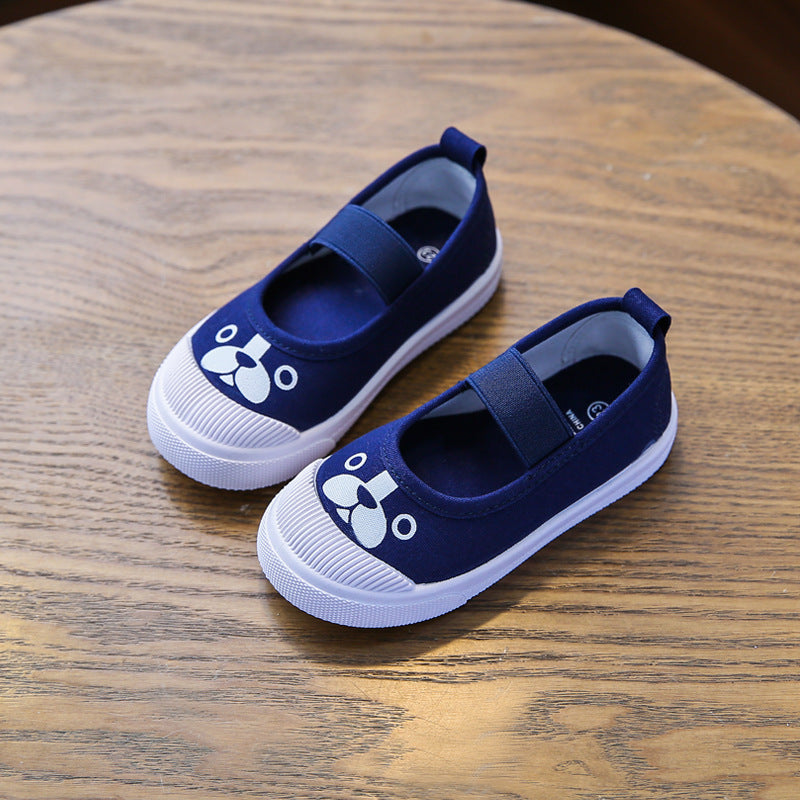 New baby canvas shoes boys indoor shoes girls white shoes kindergarten students shoes