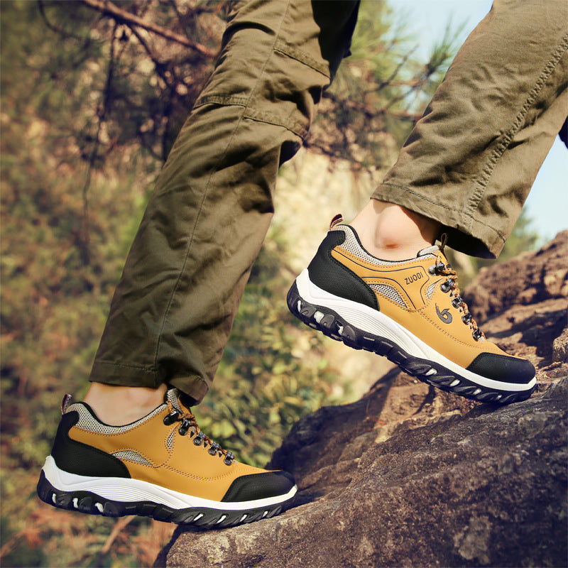 Popular cross-border outdoor hiking shoes men's non-slip travel shoes outdoor adventure camping hiking shoes