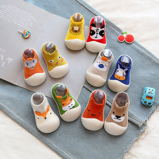 Baby Floor Socks Children's Socks Shoes Baby Toddlers Anti-skid Soft Bottom Thin Women's Indoor Shoes and Socks