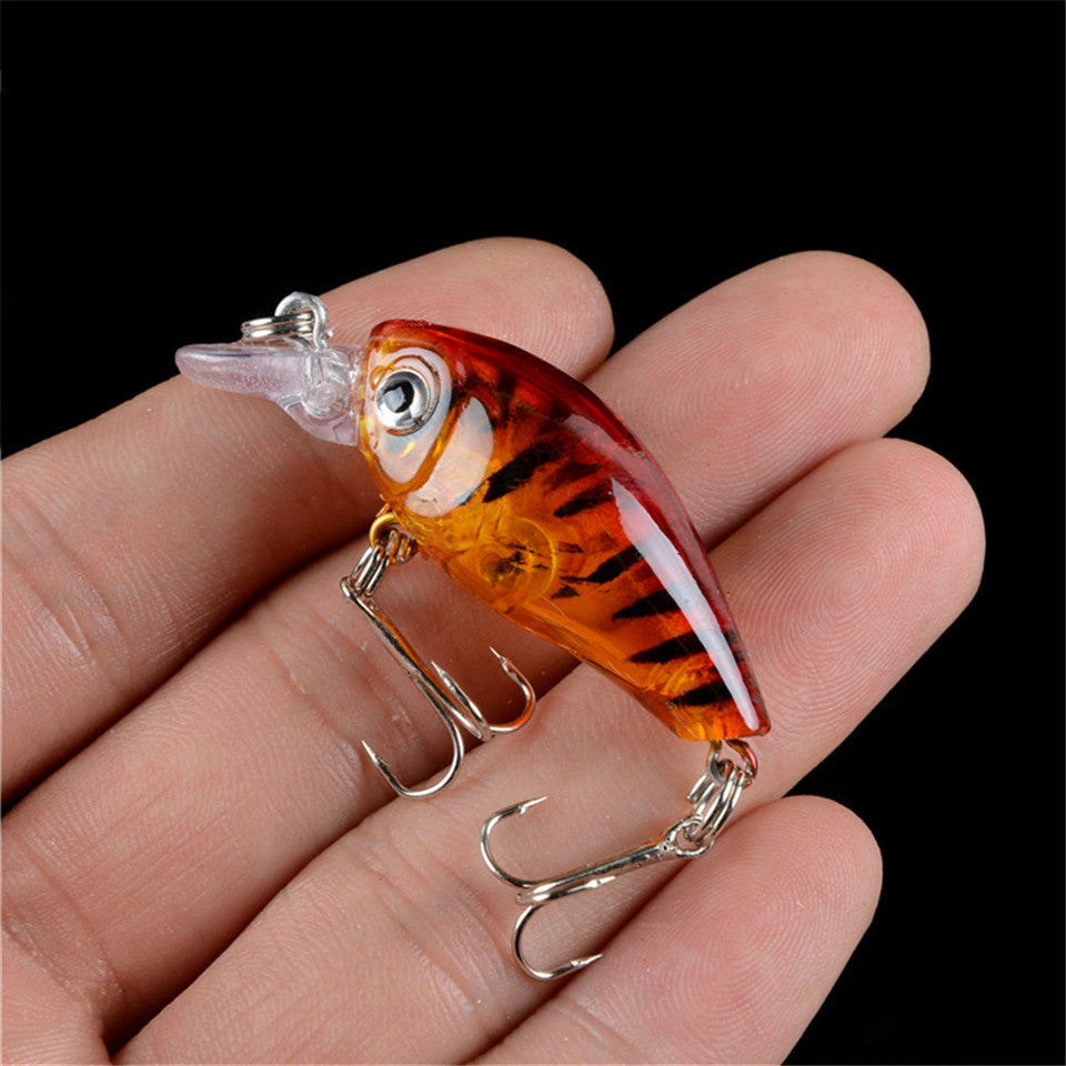 Luya fake bait hot sale hard bait rock long tongue fat boy 4.5cm 4g fake bait