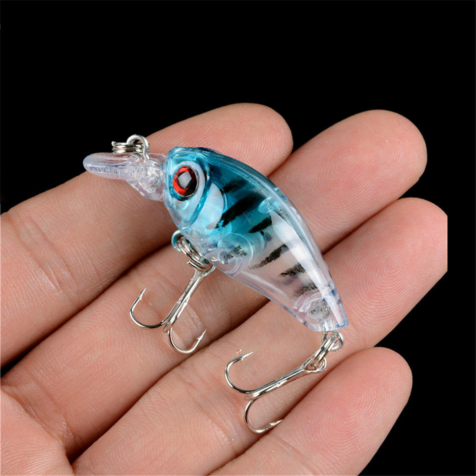 Luya fake bait hot sale hard bait rock long tongue fat boy 4.5cm 4g fake bait