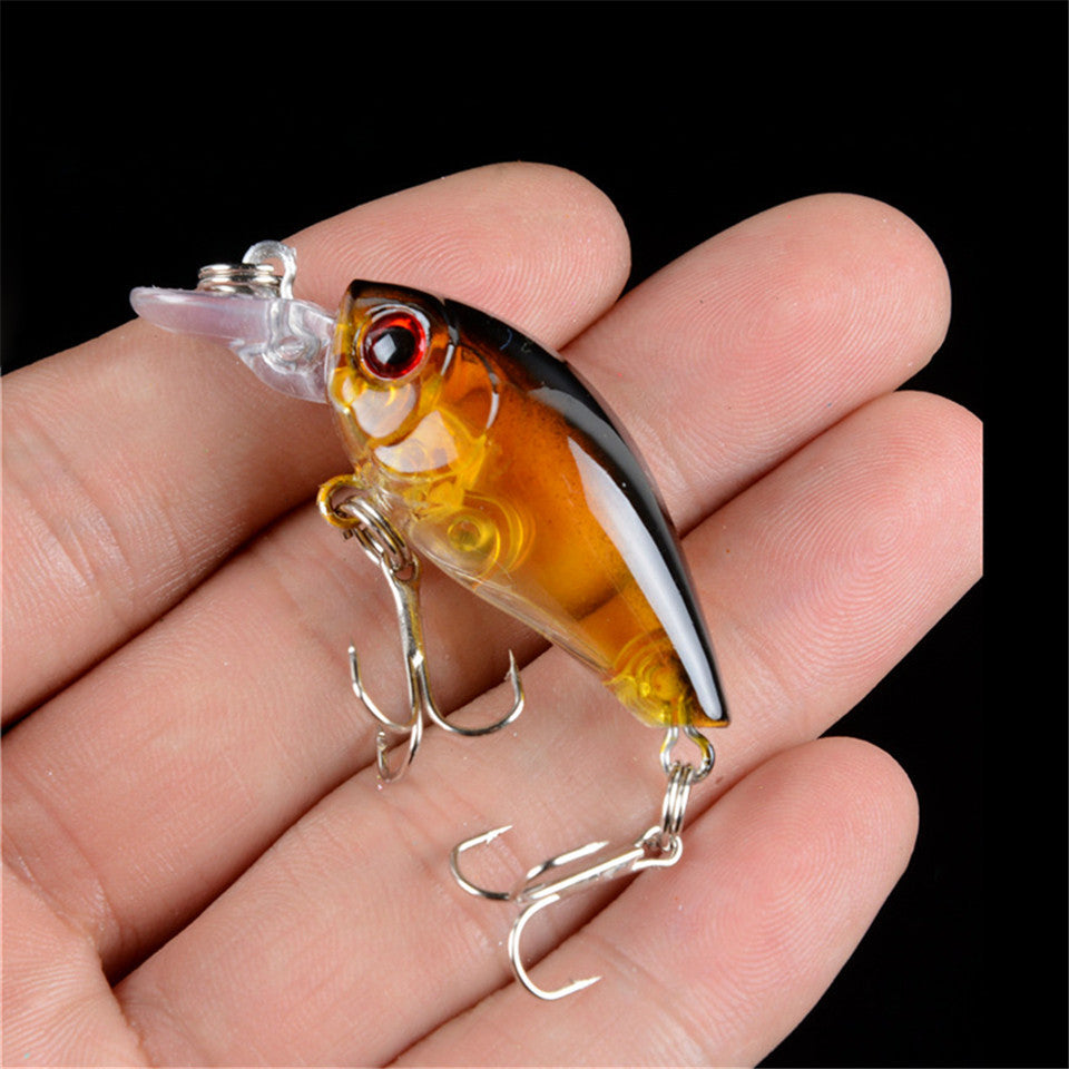 Luya fake bait hot sale hard bait rock long tongue fat boy 4.5cm 4g fake bait