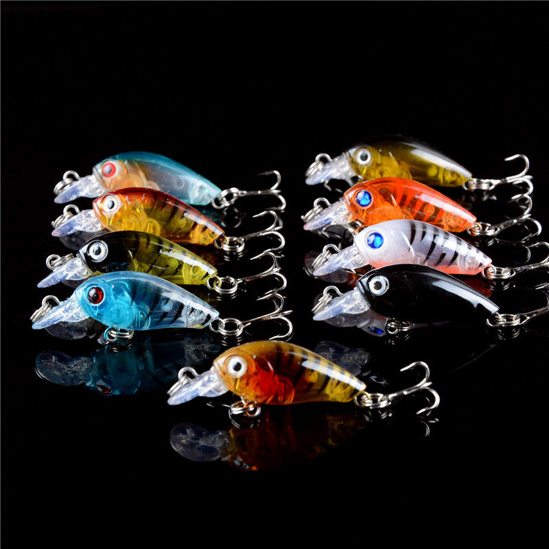 Luya fake bait hot sale hard bait rock long tongue fat boy 4.5cm 4g fake bait