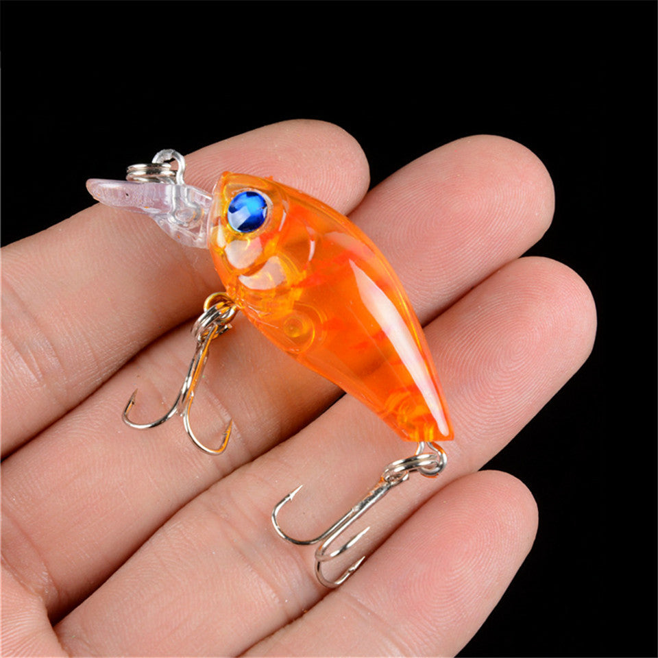 Luya fake bait hot sale hard bait rock long tongue fat boy 4.5cm 4g fake bait