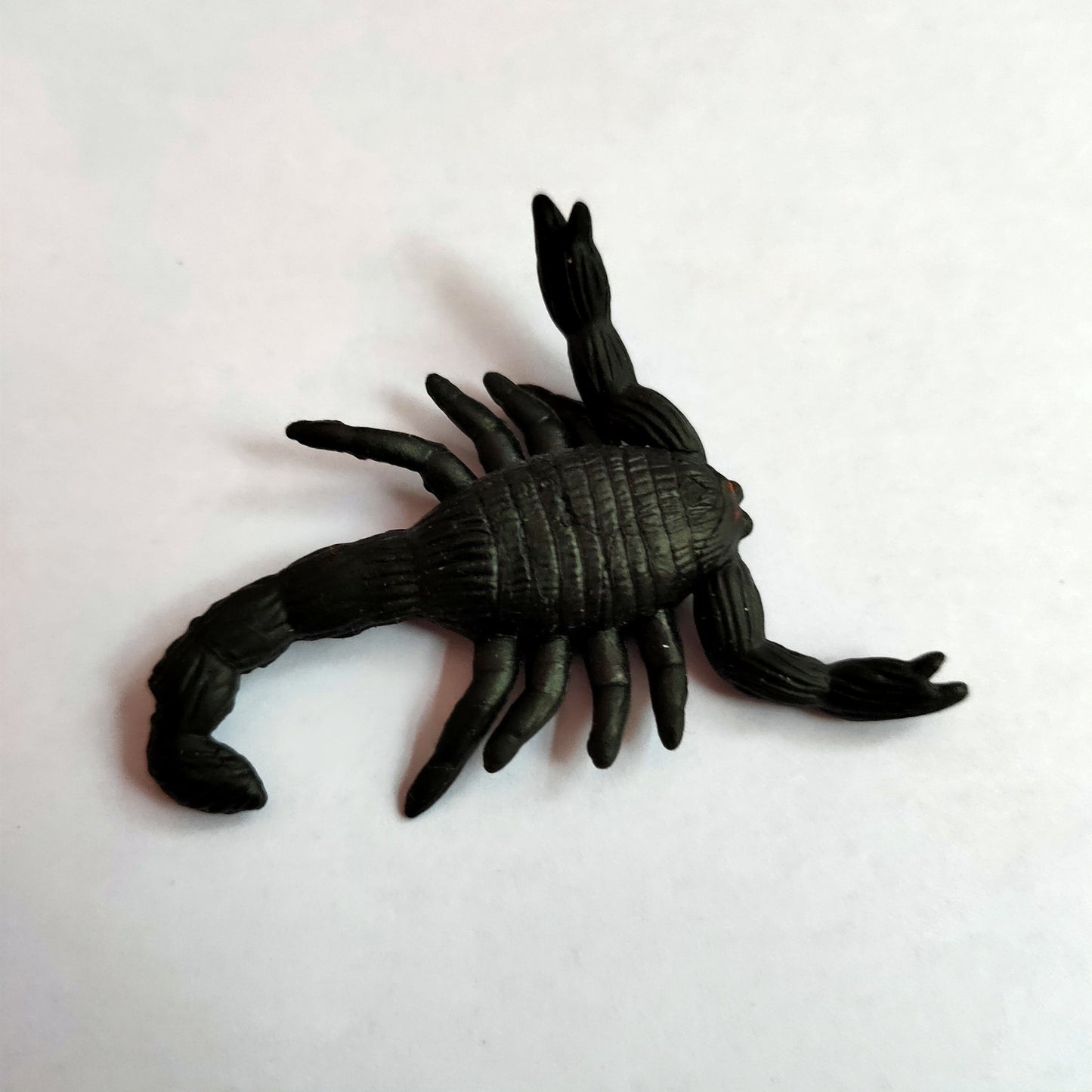 Shocked small box of tricky toys, spoof Halloween toys, bug simulation, spider, scorpion, whole person props