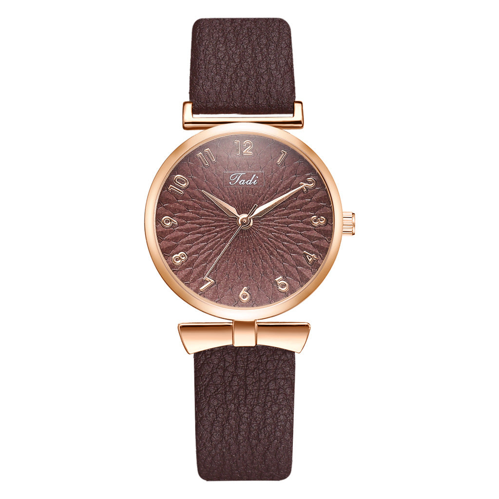 jadiin new brand ladies fashion quartz watch pu strap simple fashion watch women's watch