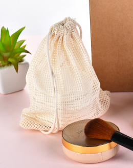 Mesh bag fruit storage bag Drawstring cotton cloth mesh bag Breathable mesh cotton cloth bag