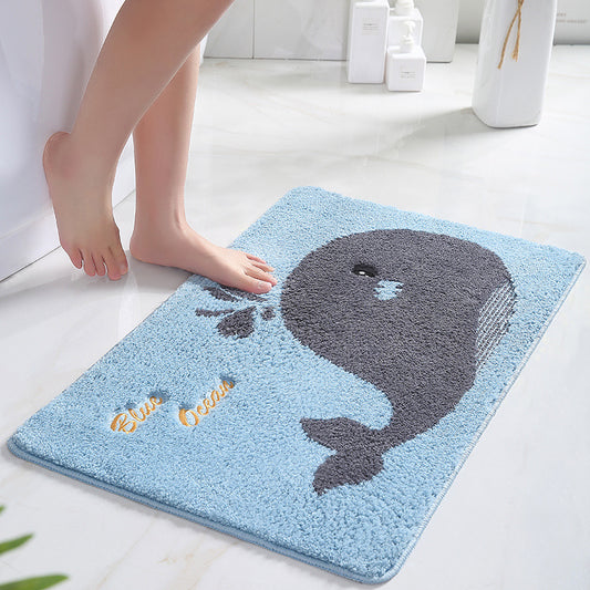Xia Lang cartoon door mat door mat absorbent foot mat home door bathroom entry non-slip mat carpet